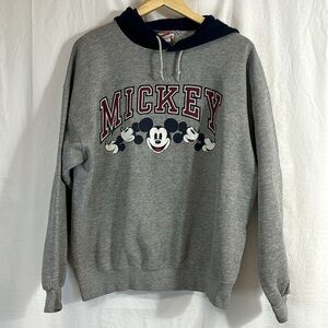 Vintage Disney Men's Casual Gray 1928 Micky